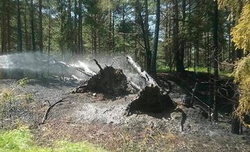 FOTO: Vo Svite došlo k požiaru lesa, na mieste zasahovalo takmer 30 hasičov