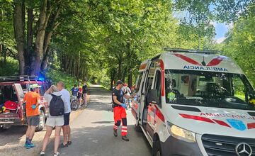 FOTO: Horskí záchranári pomáhali vozičkárovi, ktorý sa prepadol cez zráz v Pieninách