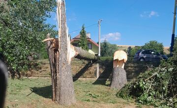 FOTO: Po víchrici Kračúnovce dostali 7 605 €, ďalším obciam tisíce od PSK