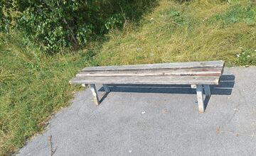 FOTO: Miestni kritizujú stav parku na Sekčove – odpadky a zarastené chodníky