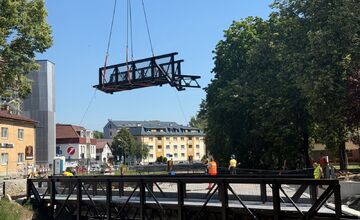 FOTO: Rekonštrukcia mosta v Poprade ide do finále