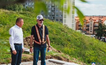 FOTO: Na novom popradskom parku sa už poctivo pracuje