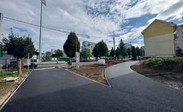 FOTO: Cyklochodník na Wolkerovej v Prešove je už takmer hotový