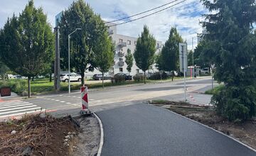 FOTO: Cyklochodník na Wolkerovej v Prešove je už takmer hotový