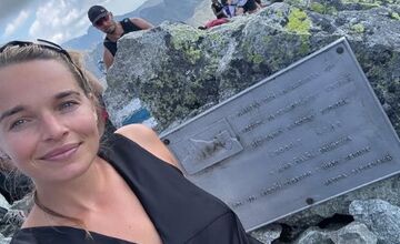 FOTO: Romana Tabaková vystúpila na Kriváň