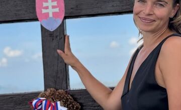 FOTO: Romana Tabaková vystúpila na Kriváň