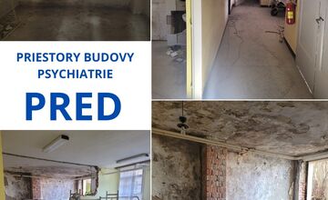 FOTO: Priestory pre detský psychiatrický stacionár v Prešove prechádzajú rekonštrukciou