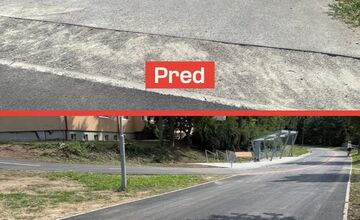 FOTO: Výstavba cyklochodníka na Wolkerovej v Prešove bola ukončená