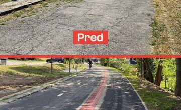 FOTO: Výstavba cyklochodníka na Wolkerovej v Prešove bola ukončená