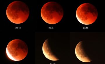 FOTO: Krvavý supermesiac zachytili aj v Prešovskom kraji