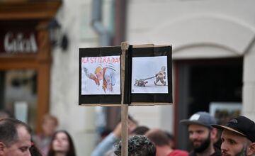 FOTO: Takto vyzeral protest proti konsolidácii v Kežmarku
