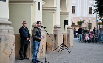 FOTO: Takto vyzeral protest proti konsolidácii v Kežmarku