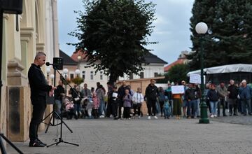 FOTO: Takto vyzeral protest proti konsolidácii v Kežmarku