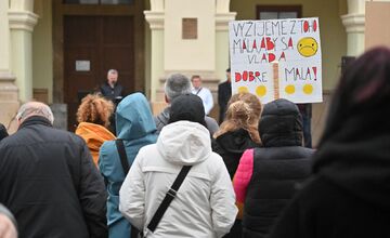 FOTO: Aj v Kežmarku sa konal opozičný protest proti konsolidácii