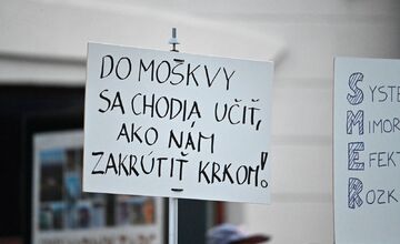 FOTO: Aj v Kežmarku sa konal opozičný protest proti konsolidácii