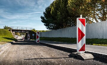 FOTO: Za obcou Soľ prebieha rekonštrukcia cesty