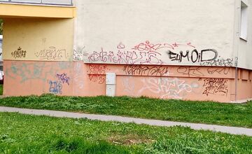 FOTO: Darina z Prešova ponúka odmenu za odhalenie autora graffiti