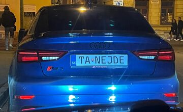 FOTO: Ta nejde! Vtipná ŠPZ z východu baví Slovensko aj sociálne siete