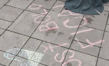 FOTO: Novembrová kriedová revolúcia