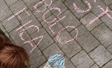 FOTO: Novembrová kriedová revolúcia