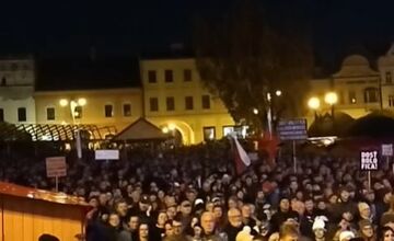 FOTO: Protesty a zhromaždenia k 17. novembru v Prešovskom kraji. 