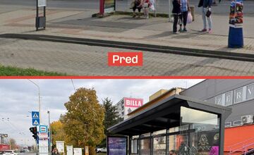 FOTO: Prešov má nové prístrešky MHD. 33 zastávok úplne vynovených