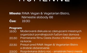 FOTO: Sprievodný program v rámci iniciatívy Noc vonku