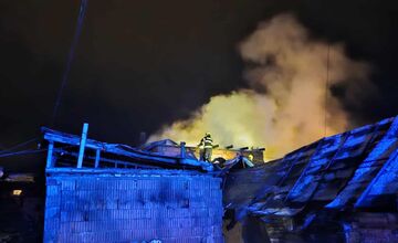 FOTO: V rómskej osade v okrese Kežmarok došlo k ďalšiemu požiaru