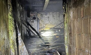 FOTO: V rómskej osade v okrese Kežmarok došlo k ďalšiemu požiaru