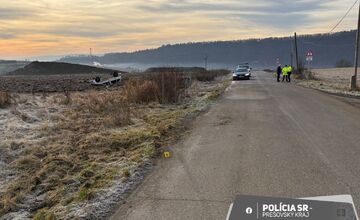 FOTO: Pri Sabinove došlo k vážnej dopravnej nehode, vodič zraneniam podľahol
