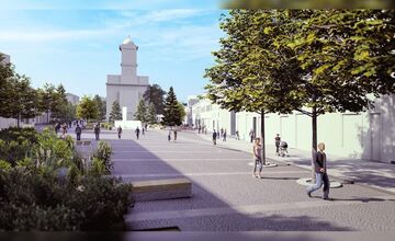 FOTO: Takto by malo vyzerať Námestie sv. Egídia v Poprade po rekonštrukcii