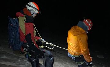 FOTO: Česky turista uviazol pri turistike vo Vysokých Tatrách, pomohli mu horskí záchranári