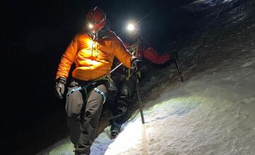 FOTO: Česky turista uviazol pri turistike vo Vysokých Tatrách, pomohli mu horskí záchranári