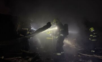 FOTO: FOTO: Ďalší požiar v obci Svinia