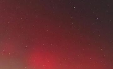 FOTO: Polárna žiara sa ukázala aj v Prešovskom kraji