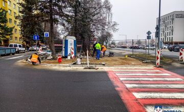 FOTO: Nový chodník na Bajkalskej má zvýšiť bezpečnosť chodcov