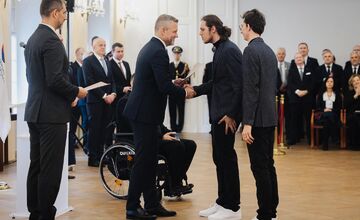 FOTO: Hokejisti, Vlhová aj olympíjske hviezdy. Slovensko vyložilo karty pred ZOH