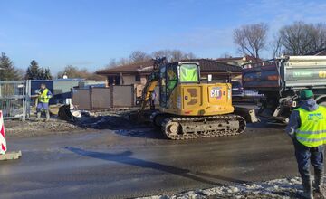 FOTO: Výstavba novej vetvy vodovodu a kanalizácie v Prešove sa blíži ku koncu