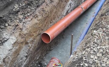 FOTO: Výstavba novej vetvy vodovodu a kanalizácie v Prešove sa blíži ku koncu