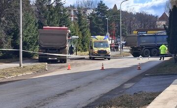 FOTO: V Kežmarku došlo k dopravnej nehode