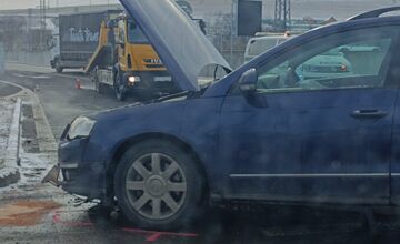 FOTO: V Poprade pri výjazde na diaľnicu došlo k dopravnej nehode