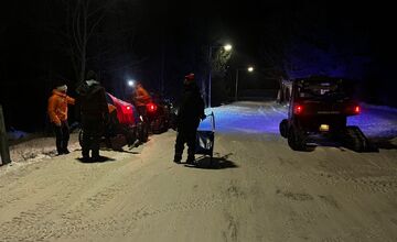 FOTO: Zásah horských záchranárov pod Hrebienkom po zranení po sánkovačke