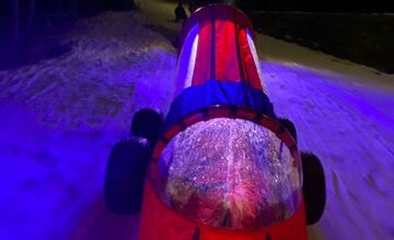 FOTO: Zásah horských záchranárov pod Hrebienkom po zranení po sánkovačke