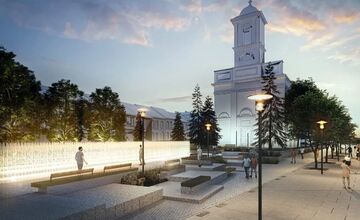 FOTO: Veľká rekonštrukcia námestia v Poprade by mohla začať už čoskoro