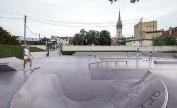 FOTO: Projekt skateparku v Prešove sa mení na realitu