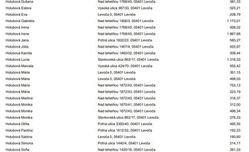 FOTO: Levoča zverejnila dlžníkov. Peniaze dlžia aj firmy