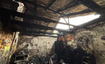 FOTO: Po požiari v Starej Ľubovni ostalo bez strechy viac ako 40 ľudí