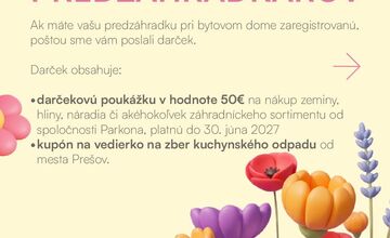 FOTO: Prešov hľadá najkrajšiu predzáhradku, hrá sa o peniaze