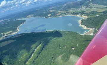 FOTO: Hladina vodnej nádrže Domaša má o dva metre viac, podnikatelia sú v napätí