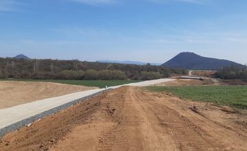 FOTO: Výstavba obchvatu Sabinova pokračuje